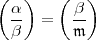 (a )    (b )
  -- =   --
  b      m
