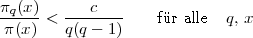 pq(x) <  ---c----   fr alle q, x
 p(x)    q(q - 1)
