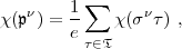    n    1  sum      n
x(p ) = e-   x(s t) ,
         t (- T  