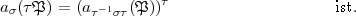 as(tP) = (at-1st(P))t                     ist.  